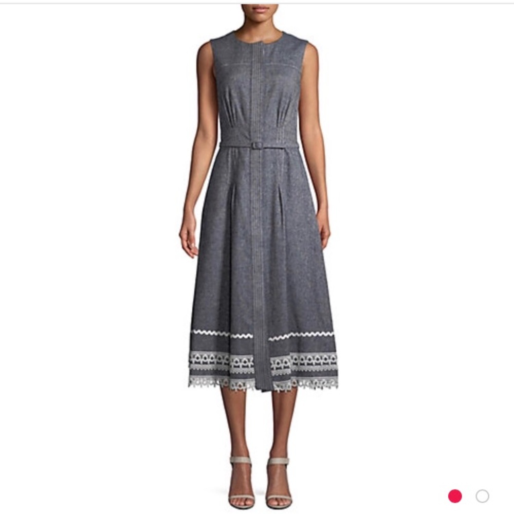 NWT Oscar de la Renta silk blend dress